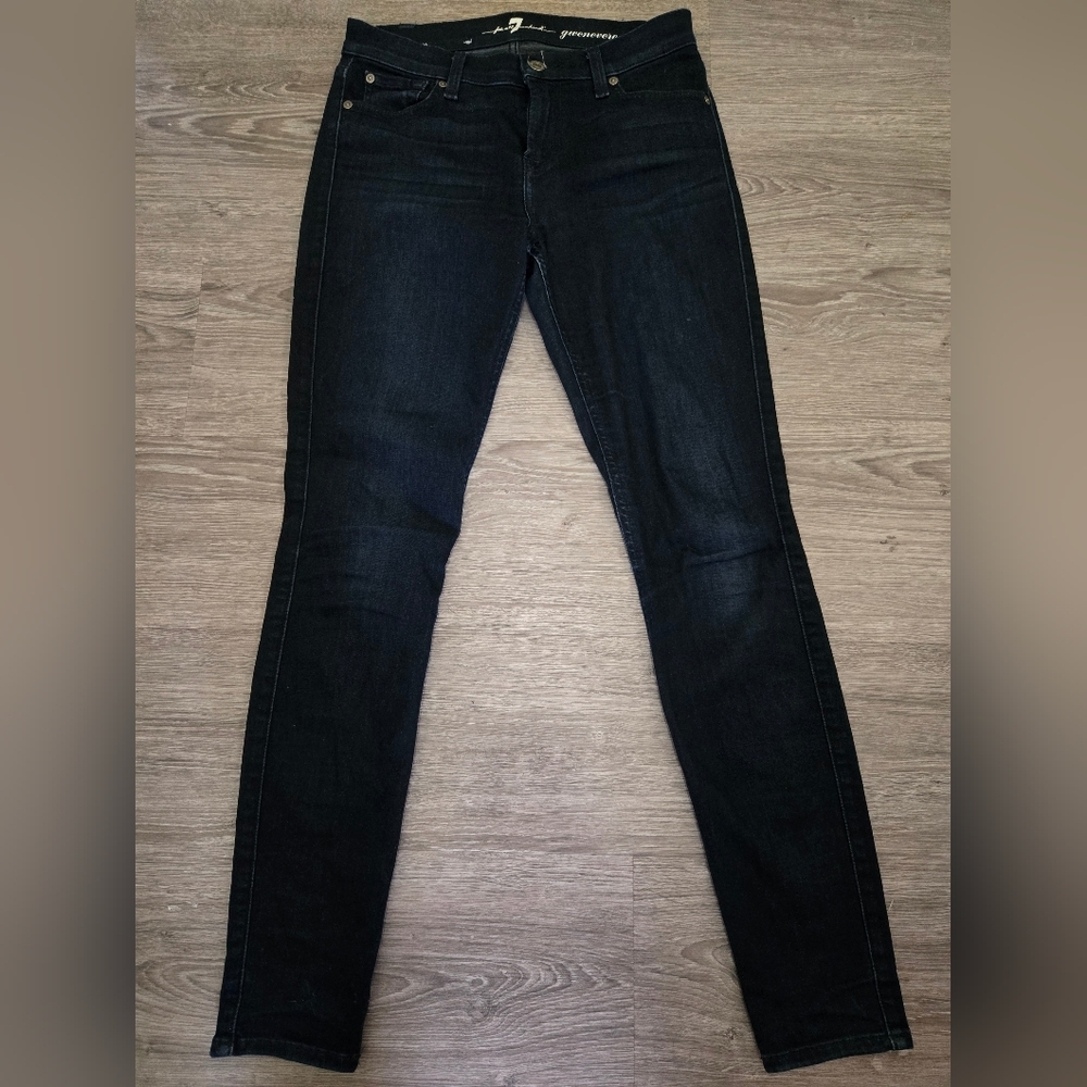 Ladies 7 For All Mankind Skinny Jeans (SZ 26) - Picture 2 of 6